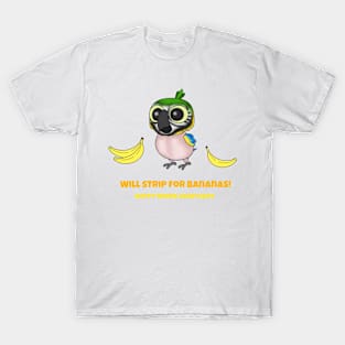 HWS Nerdy Birdy ~ Blue & Gold Macaw T-Shirt